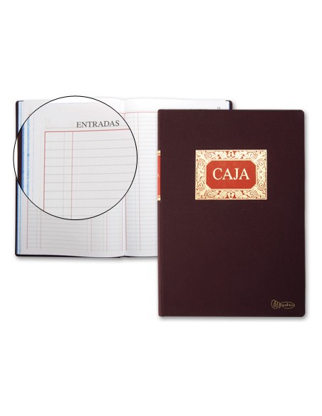 Libro miquelrius folio 100 hojas caja entrada y salida