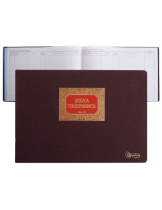 Libro miquelrius n42 folio apaisado 100 hojas entrada de correspondencia