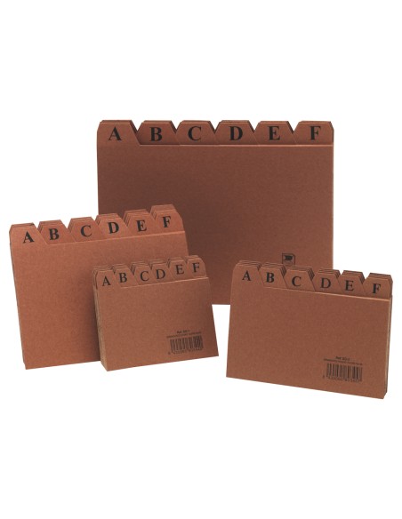 Indice fichero liderpapel carton nº1 65x95 mm