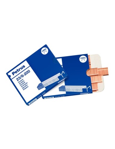 Grapas petrus nº 23 6 caja de 1000 unidades
