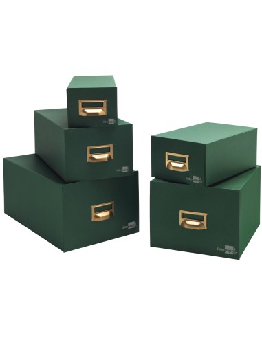 Fichero fichas tela verde 500 fichas n4 tamano 125x200 mm