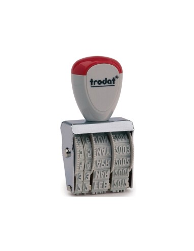 Fechador trodat 1030 con banda incluido dia mes ano 9 mm