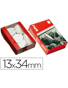 Etiquetas colgantes apli 386 13x34 mm caja de 1000 unidades