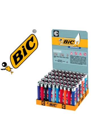 Encendedor bic mini j 25 colores surtidos