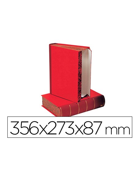 Caja transferencia lomo libro