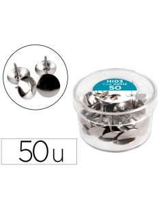 Chincheta liderpapel niquelada caja de 50 unidades