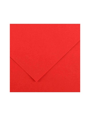 Cartulina guarro roja 50x65 cm 185 gr