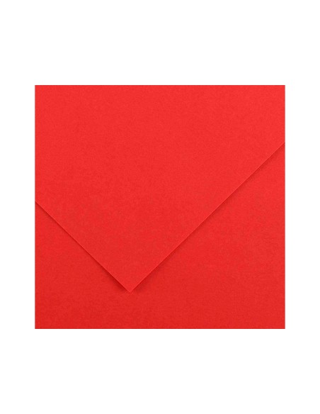 Cartulina guarro roja 50x65 cm 185 gr