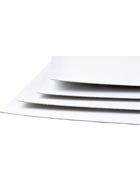 Cartoncillo gris liderpapel con una cara blanca 350 gr 64x88 cm paquete de 1 kg 5 hojas