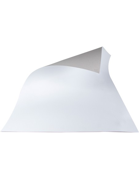 Cartoncillo gris liderpapel con una cara blanca 350 gr 64x88 cm paquete de 1 kg 5 hojas