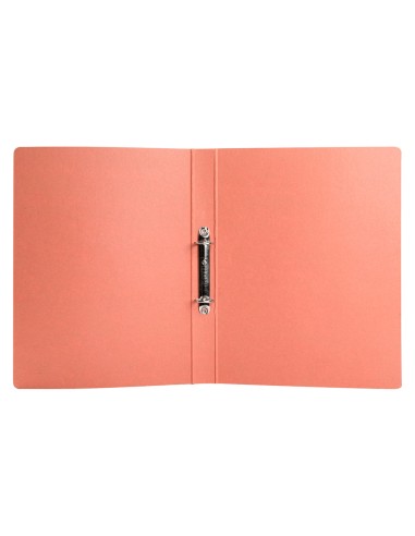 Carpeta de 2 anillas 25mm redondas liderpapel folio carton cuero