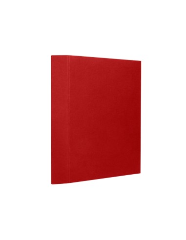 Carpeta fuelle liderpapel folio carton forrado burdeos