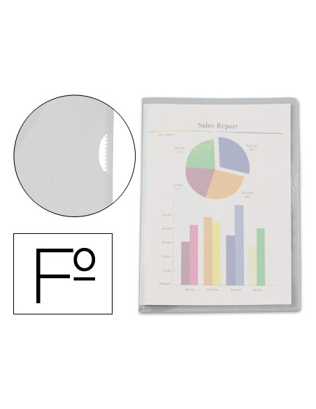 Carpeta dossier unero plastico esselte folio translucidoo