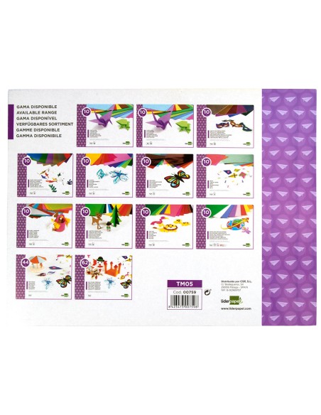 Bloc trabajos manuales liderpapel charol 240x315mm 10hojas colores surtidos Bloc trabajos manuales liderpapel charol 240x315mm 10hojas colores surtidos