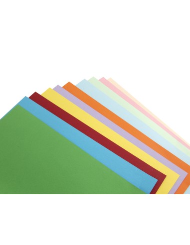 Bloc trabajos manuales liderpapel cartulina 240x315 mm 10 hojas colores surtidos