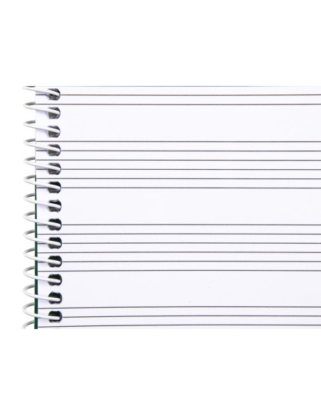 Bloc musica liderpapel para guitarra hexagrama 3 mm cuarto 20 hojas 100g m2