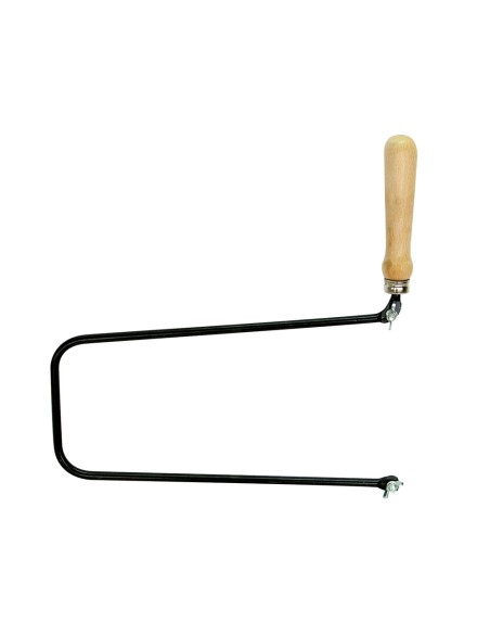 Arco de segueta grande 265 mm de calado mango de madera