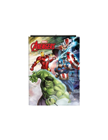 Carpeta safta gomas folio tres solapas avengers forever 25x260x335 mm