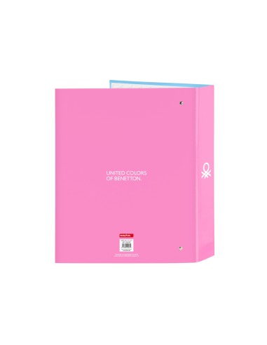 Carpeta safta carton folio 4 anillas lomo ancho benetton spring 60x270x300 mm