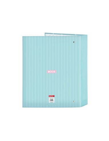 Carpeta safta carton folio 4 anillas lomo ancho moos butterflies 60x270x300 mm