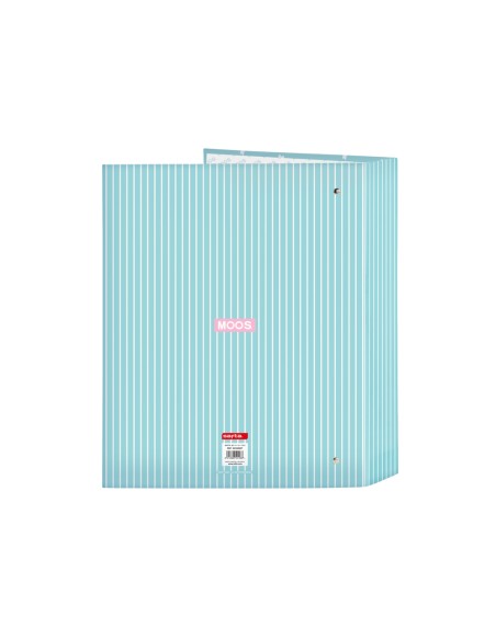 Carpeta safta carton folio 4 anillas lomo ancho moos butterflies 60x270x300 mm