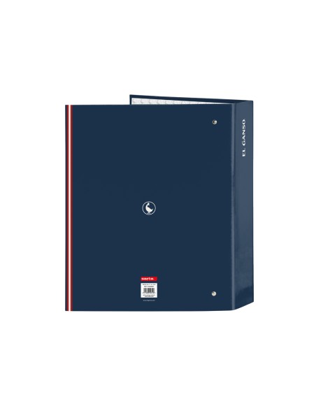 Carpeta safta carton folio 4 anillas lomo ancho el ganso classic 60x270x300 mm