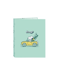 Carpeta safta carton folio 4 anillas mixtas snoopy groovy 40x265x330 mm
