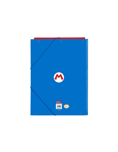 Carpeta safta gomas folio tres solapas super mario play 25x260x335 mm