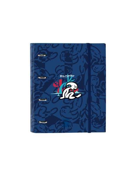 Carpeta con recambio safta din a4 tapa forrada 100 h 60 gr cuadro 5 mm con goma y 5 separadores el nino paradise