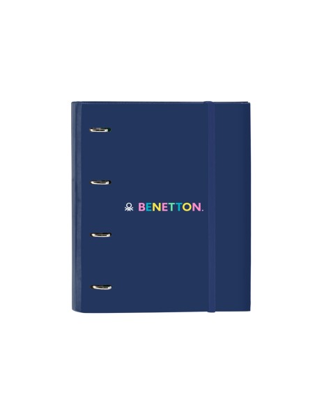 Carpeta con recambio safta din a4 tapa forrada 100 h 60 gr cuadro 5 mm con goma y 5 separadores benetton cool