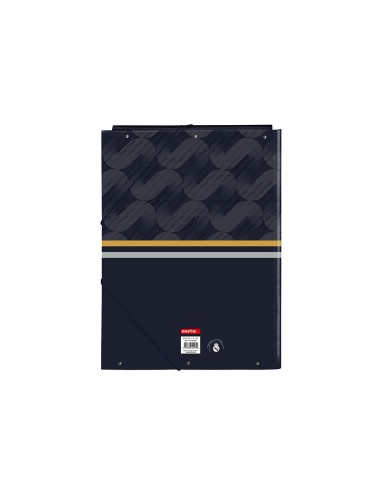 Carpeta gomas solapas safta folio real madrid 2 equipacion 23 24