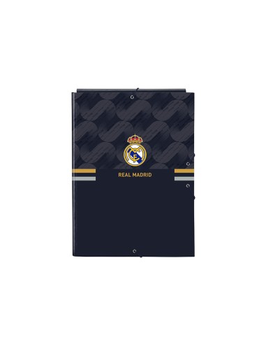 Carpeta gomas solapas safta folio real madrid 2 equipacion 23 24