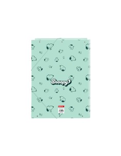 Carpeta safta gomas folio tres solapas snoopy groovy 25x260x335 mm