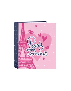 Carpeta safta carton folio 4 anillas lomo ancho safta paris 60x270x300 mm