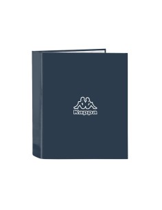 Carpeta safta carton folio 4 anillas lomo ancho kappa dark navy 60x270x300 mm