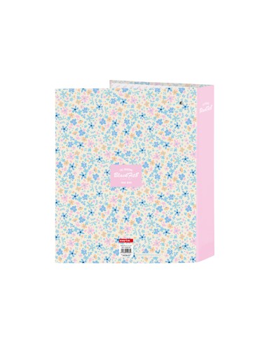 Carpeta safta carton folio 4 anillas lomo ancho blackfit8 blossom 60x270x300 mm