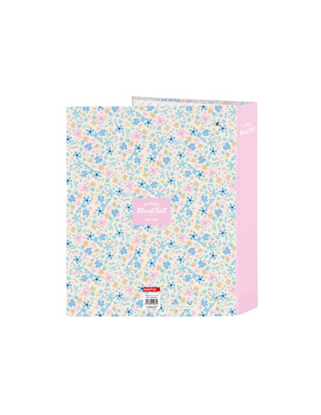 Carpeta safta carton folio 4 anillas lomo ancho blackfit8 blossom 60x270x300 mm