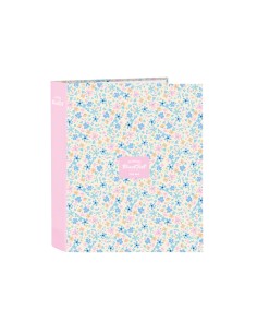 Carpeta safta carton folio 4 anillas lomo ancho blackfit8 blossom 60x270x300 mm