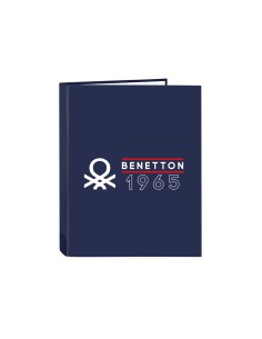 Carpeta safta carton folio 4 anillas mixtas benetton varsity 40x265x330 mm