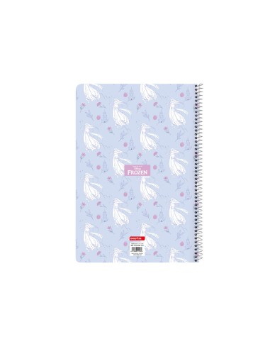 Cuaderno espiral safta folio 80 h 60 gr cuadro 4 mm tapa extradura frozen ii memories