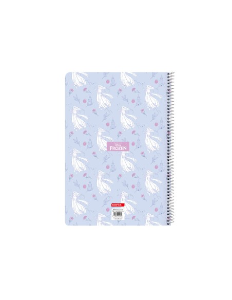 Cuaderno espiral safta folio 80 h 60 gr cuadro 4 mm tapa extradura frozen ii memories