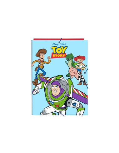 Carpeta safta gomas carton folio solapas toy story ready to play