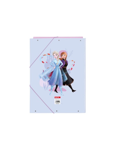 Carpeta safta gomas carton folio solapas frozen ii memories