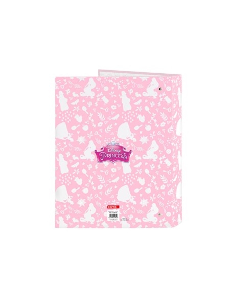 Carpeta safta carton folio 4 anillas mixtas princesas disney magical