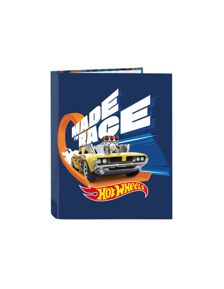 Carpeta safta carton folio 4 anillas mixtas hot wheels speed club