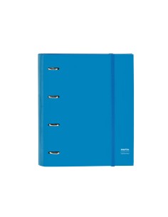 Carpeta 4 anillas 35 mm safta din a4 gomas y 5 separadores tapa forrada recambio 100 h 60 gr cuadro 5 mm stationery