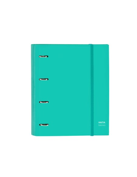 Carpeta 4 anillas 35 mm safta din a4 gomas y 5 separadores tapa forrada recambio 100 h 60 gr cuadro 5 mm stationery