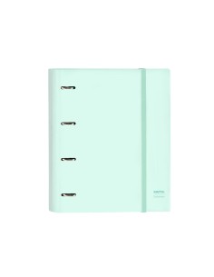 Carpeta 4 anillas 35 mm safta din a4 gomas y 5 separadores tapa forrada recambio 100 h 60 gr cuadro 5 mm stationery