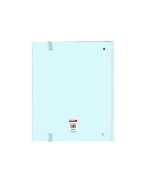 Carpeta 4 anillas 35 mm safta din a4 gomas y 5 separadores tapa forrada recambio 100 h 60 gr cuadro 5 mm stationery