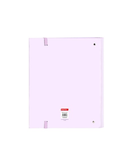 Carpeta 4 anillas 35 mm safta din a4 gomas y 5 separadores tapa forrada recambio 100 h 60 gr cuadro 5 mm stationery